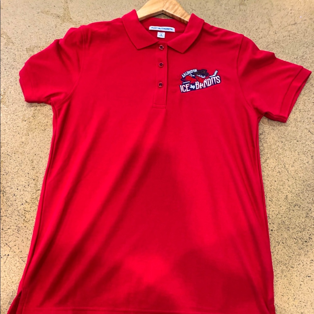 ICE BANDITS RED POLO
